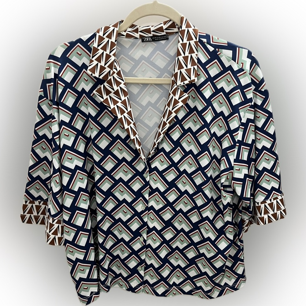 Zara print shirt